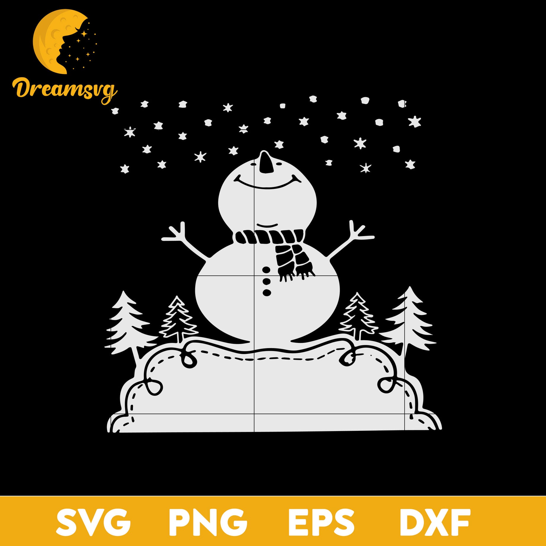 Snowman Christmas SVG, Christmas SVG, PNG DXF EPS Digital File.