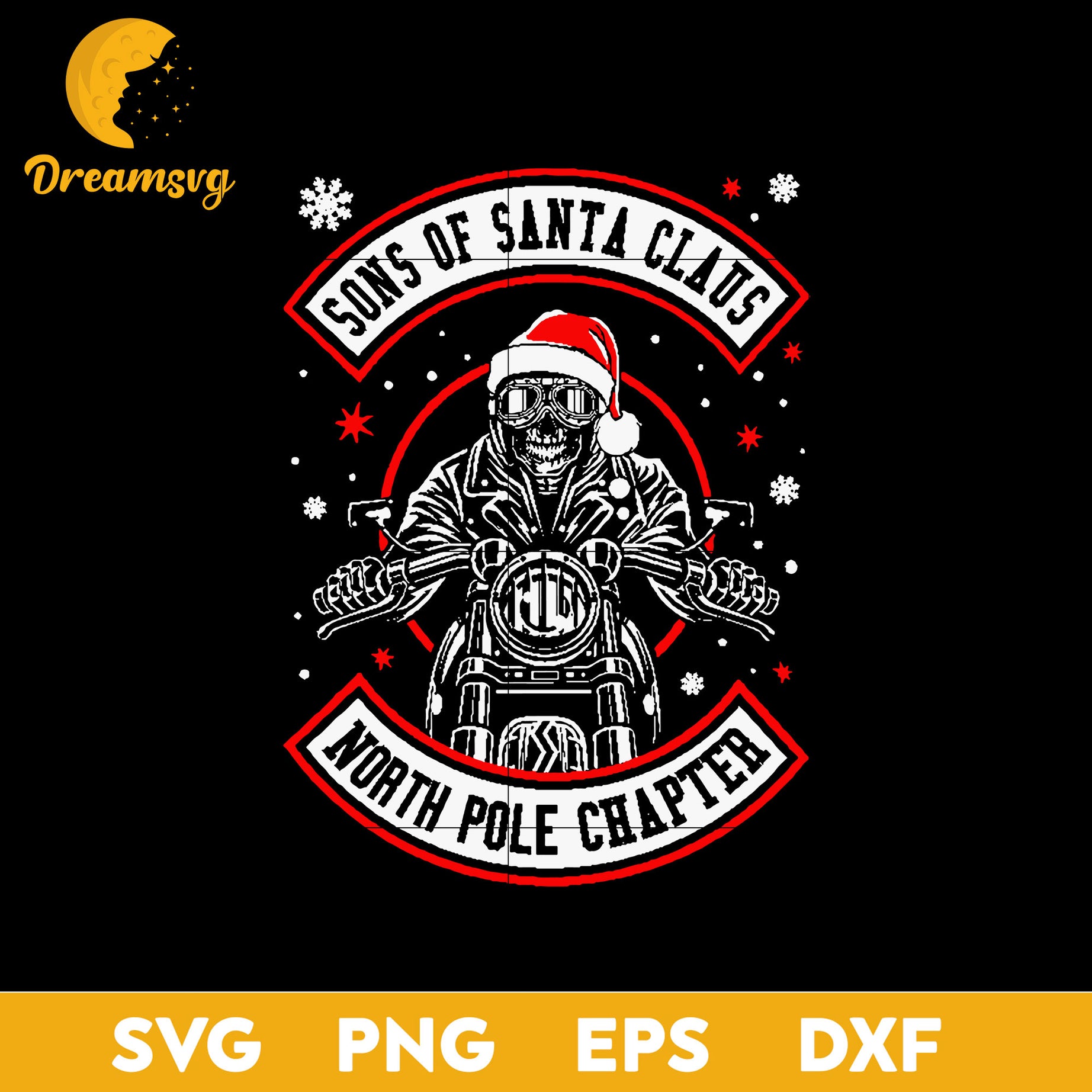 Sons Of Santa Claus North Pole Chapter Christmas SVG, Christmas SVG, PNG DXF EPS Digital File.