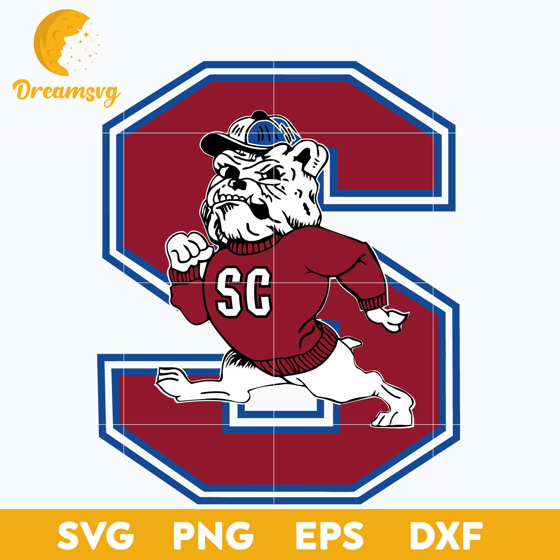 South Carolina State Bulldogs Svg, Logo Ncaa Sport Svg, Ncaa Svg, Png, Dxf, Eps Download File.