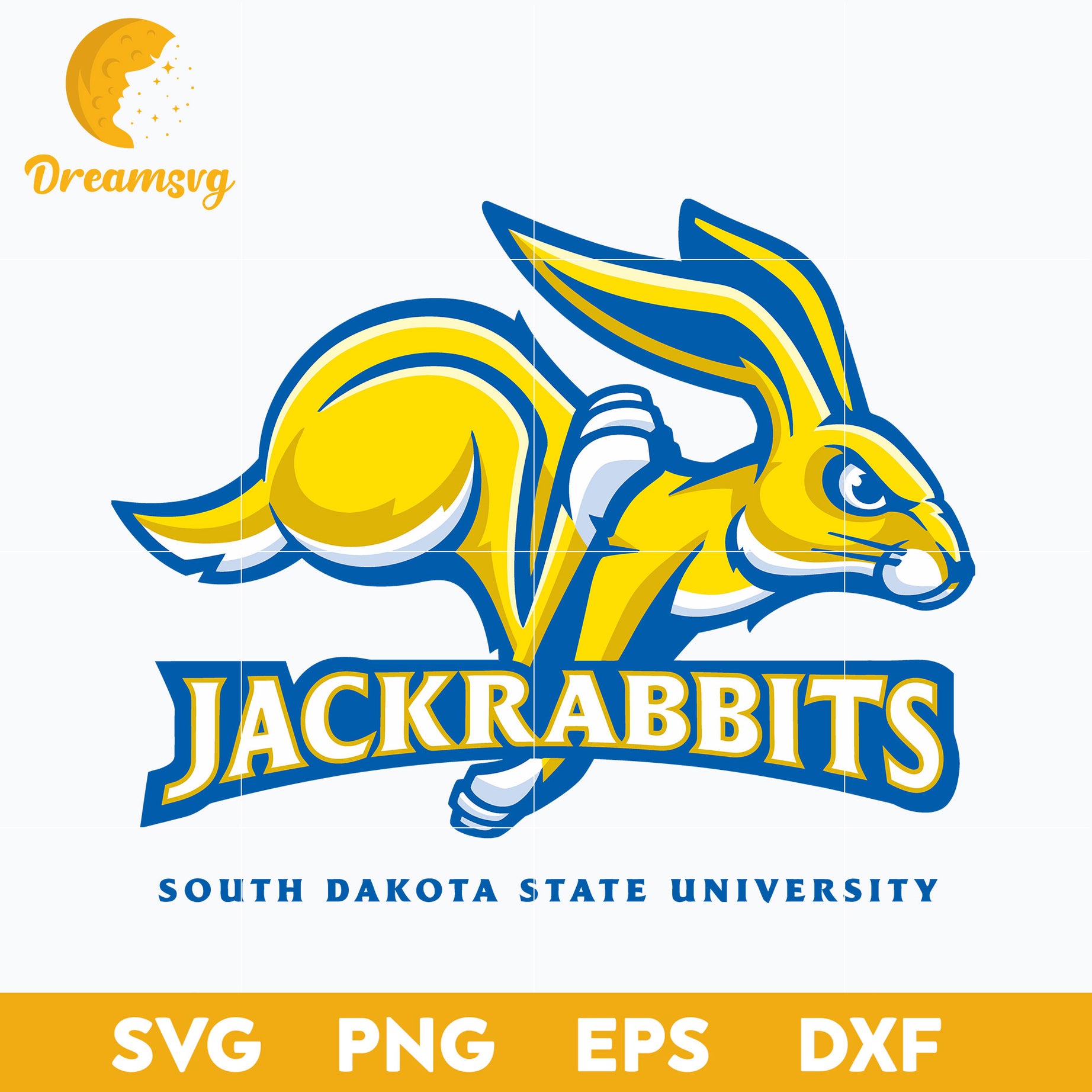South Dakota State Jackrabbits Svg, Logo Ncaa Sport Svg, Ncaa Svg, Png, Dxf, Eps Download File.