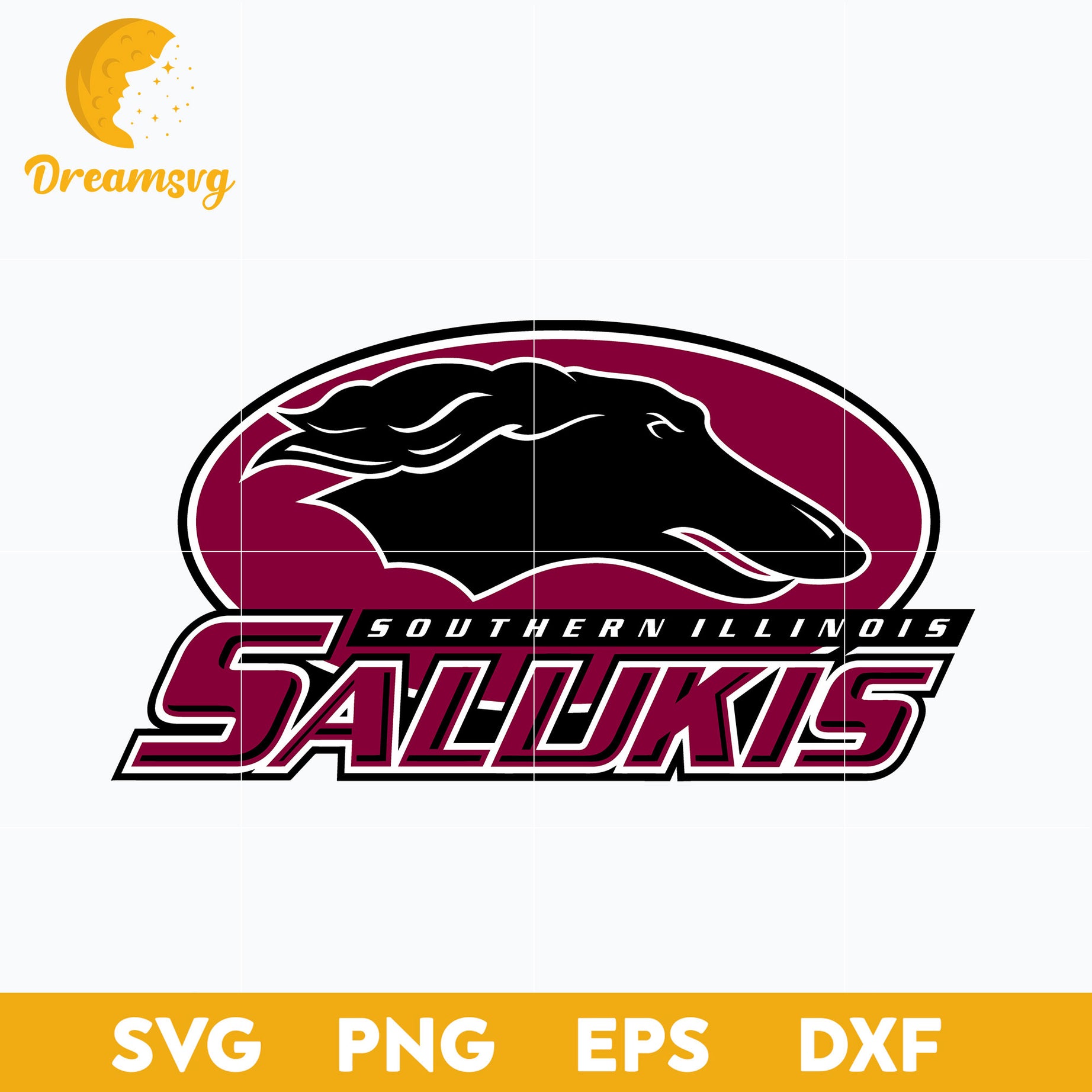 Southern Illinois Salukis Svg, Logo Ncaa Sport Svg, Ncaa Svg, Png, Dxf, Eps Download File.