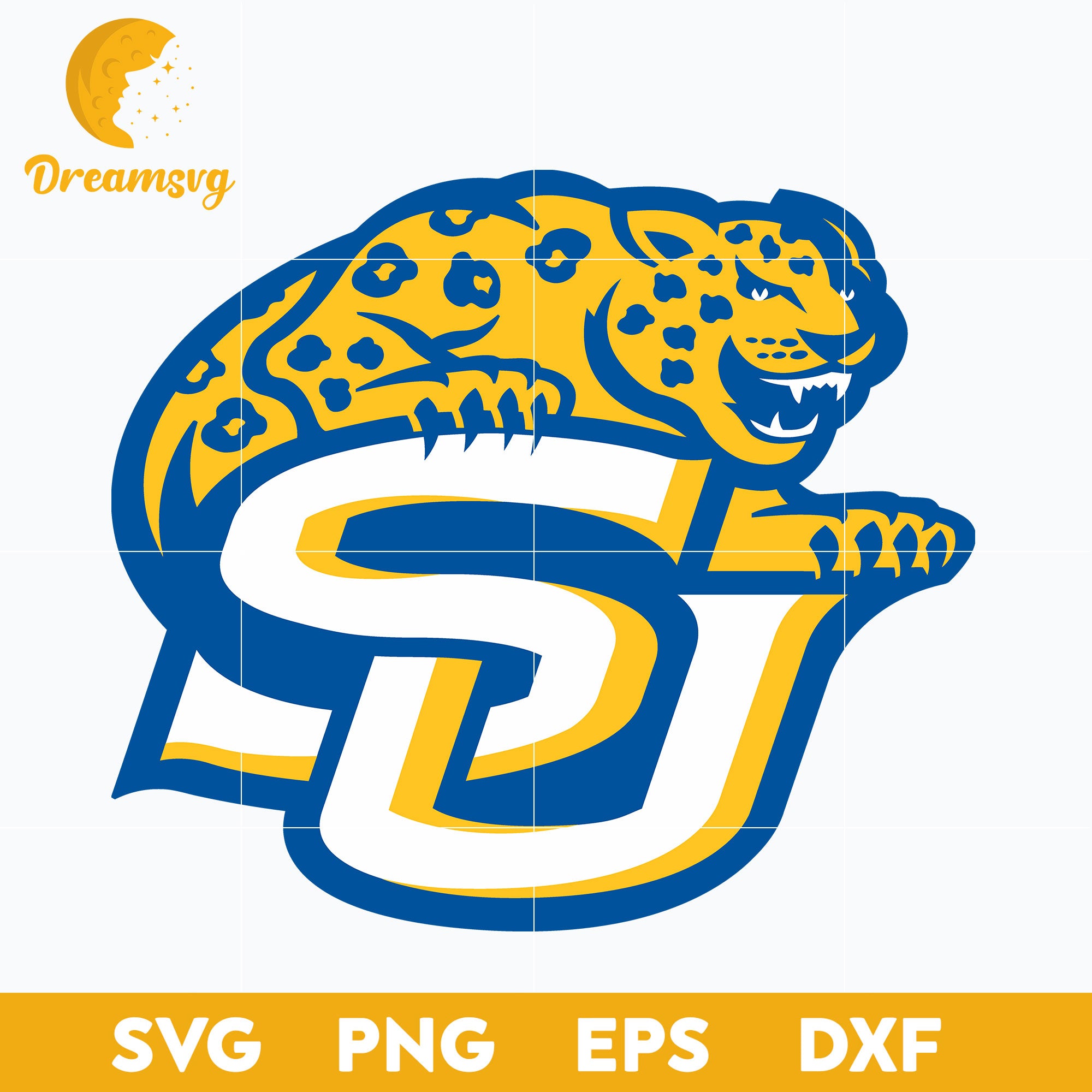 Southern Jaguars Svg, Logo Ncaa Sport Svg, Ncaa Svg, Png, Dxf, Eps Download File.