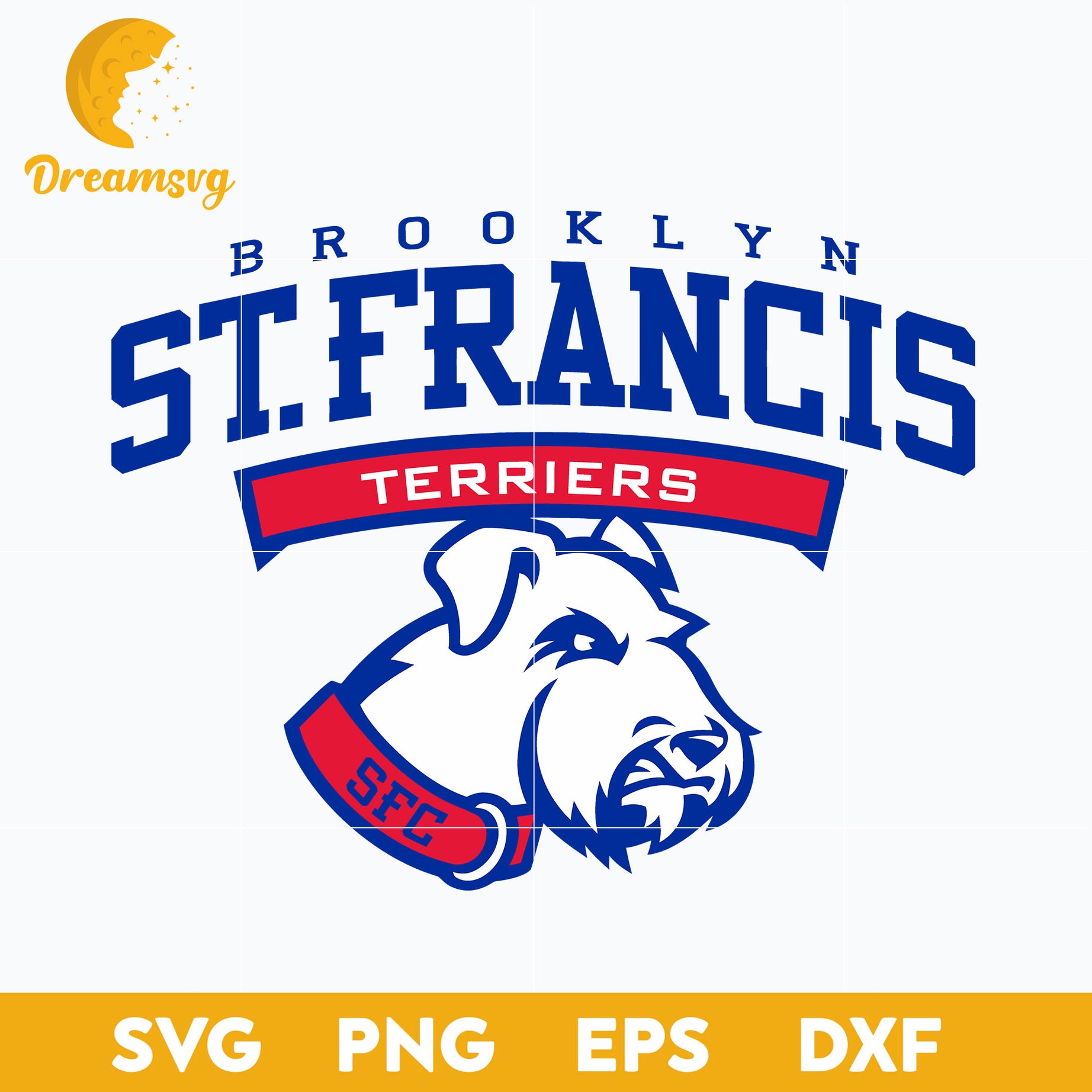 St Francis Terriers Svg, Logo Ncaa Sport Svg, Ncaa Svg, Png, Dxf, Eps Download File.