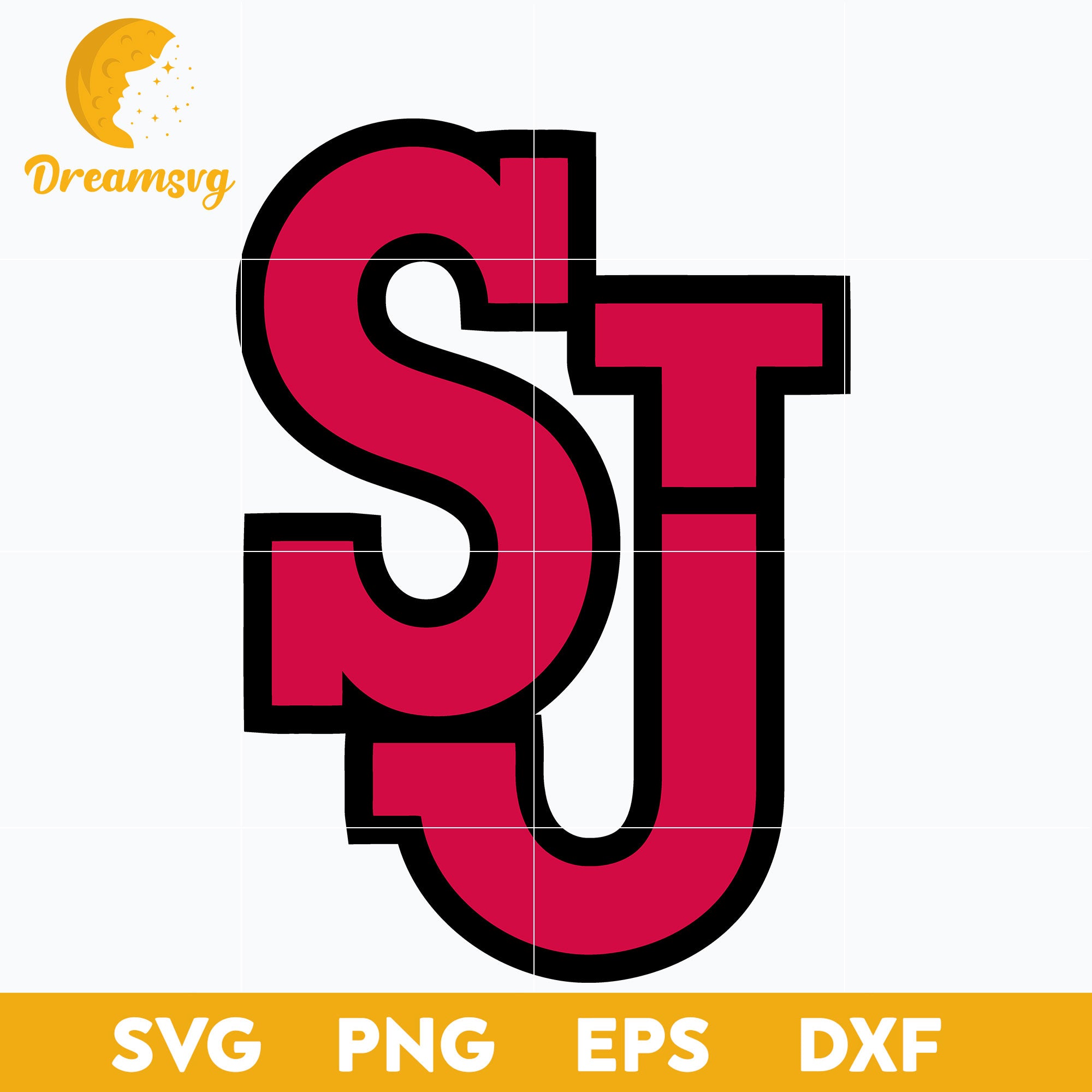 St John's Red Storm Svg, Logo Ncaa Sport Svg, Ncaa Svg, Png, Dxf, Eps Download File.
