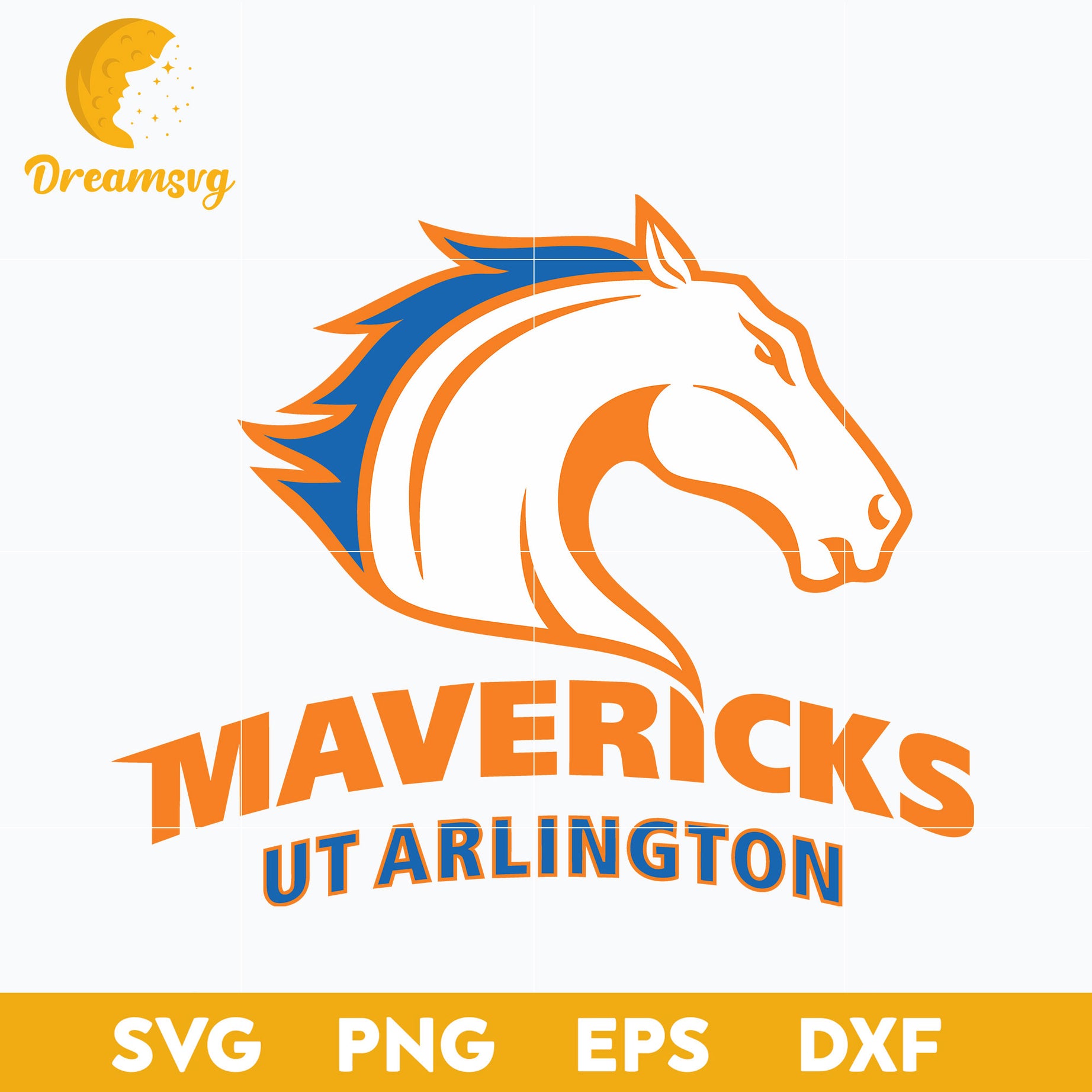 Texas Arlington Mavericks Svg, Logo Ncaa Sport Svg, Ncaa Svg, Png, Dxf, Eps Download File.