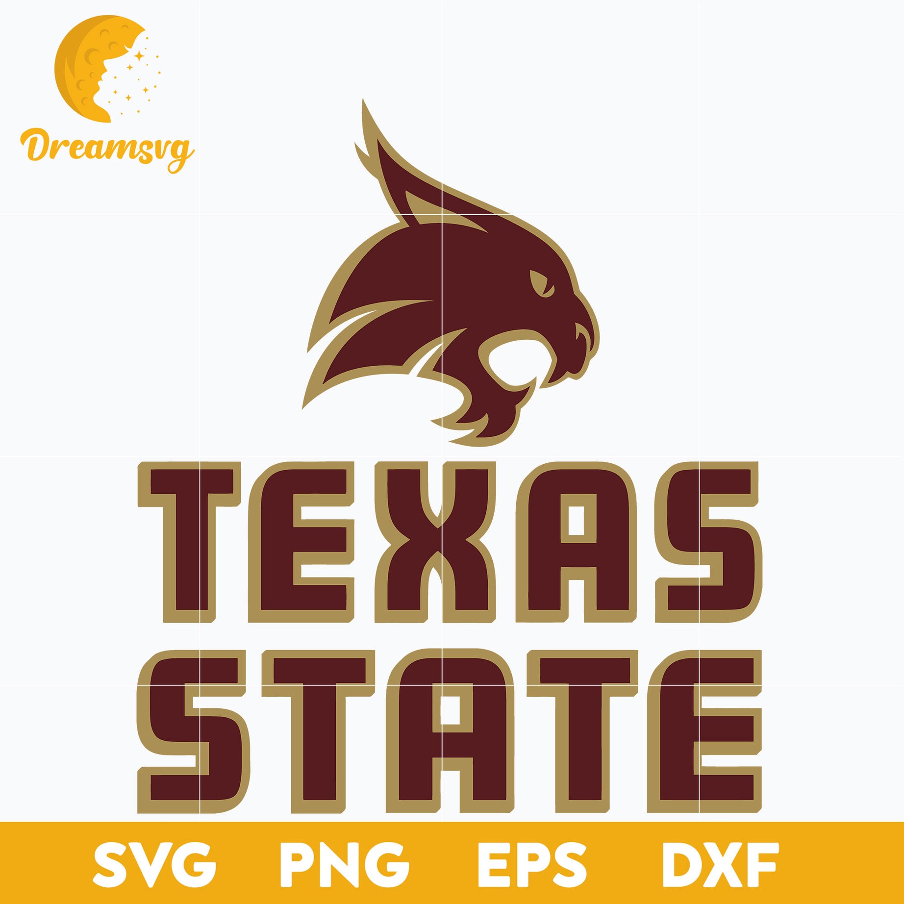 Texas State Bobcats Svg, Logo Ncaa Sport Svg, Ncaa Svg, Png, Dxf, Eps Download File.
