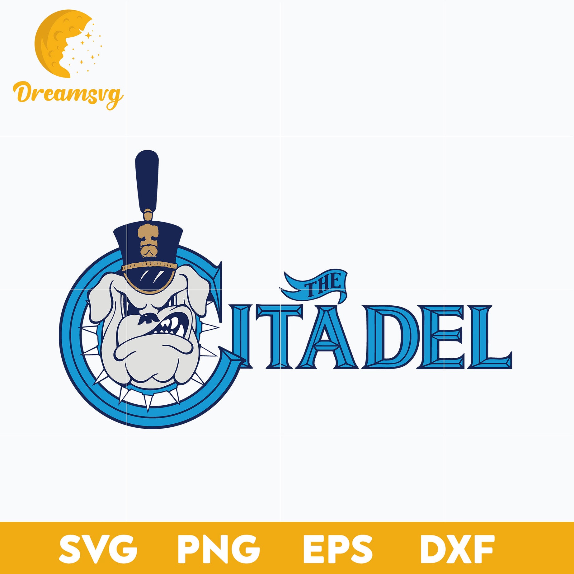 The Citadel Bulldogs Svg, Logo Ncaa Sport Svg, Ncaa Svg, Png, Dxf, Eps Download File.
