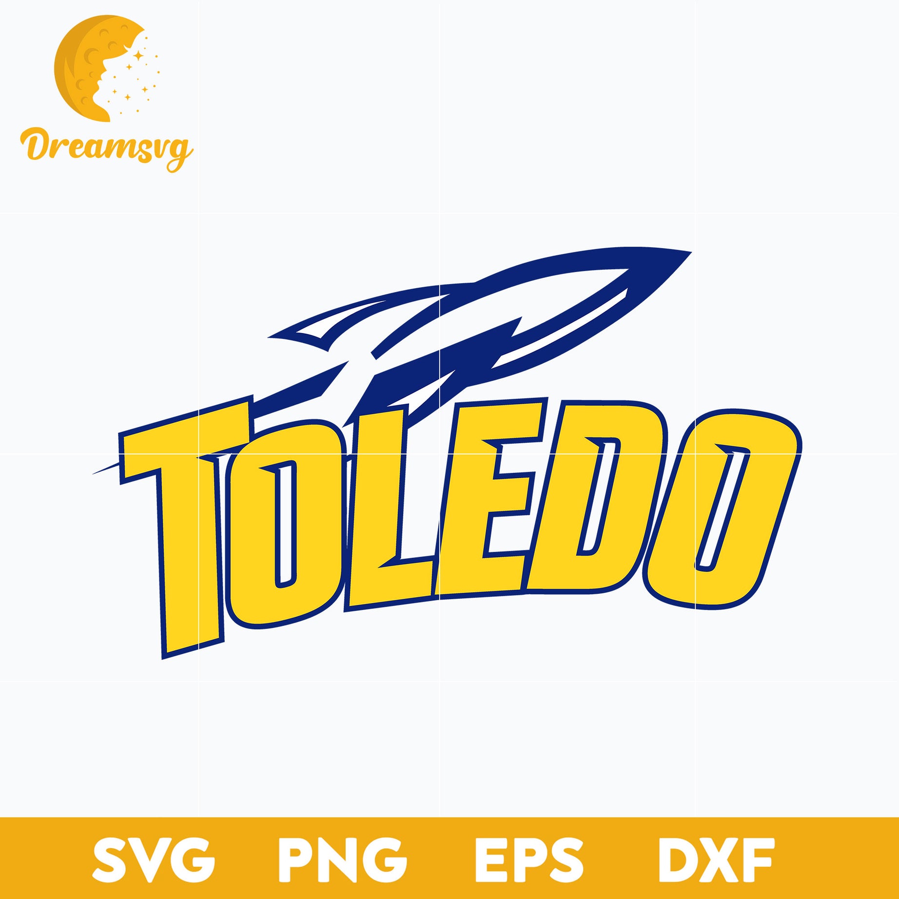 Toledo Rockets Svg, Logo Ncaa Sport Svg, Ncaa Svg, Png, Dxf, Eps Download File.