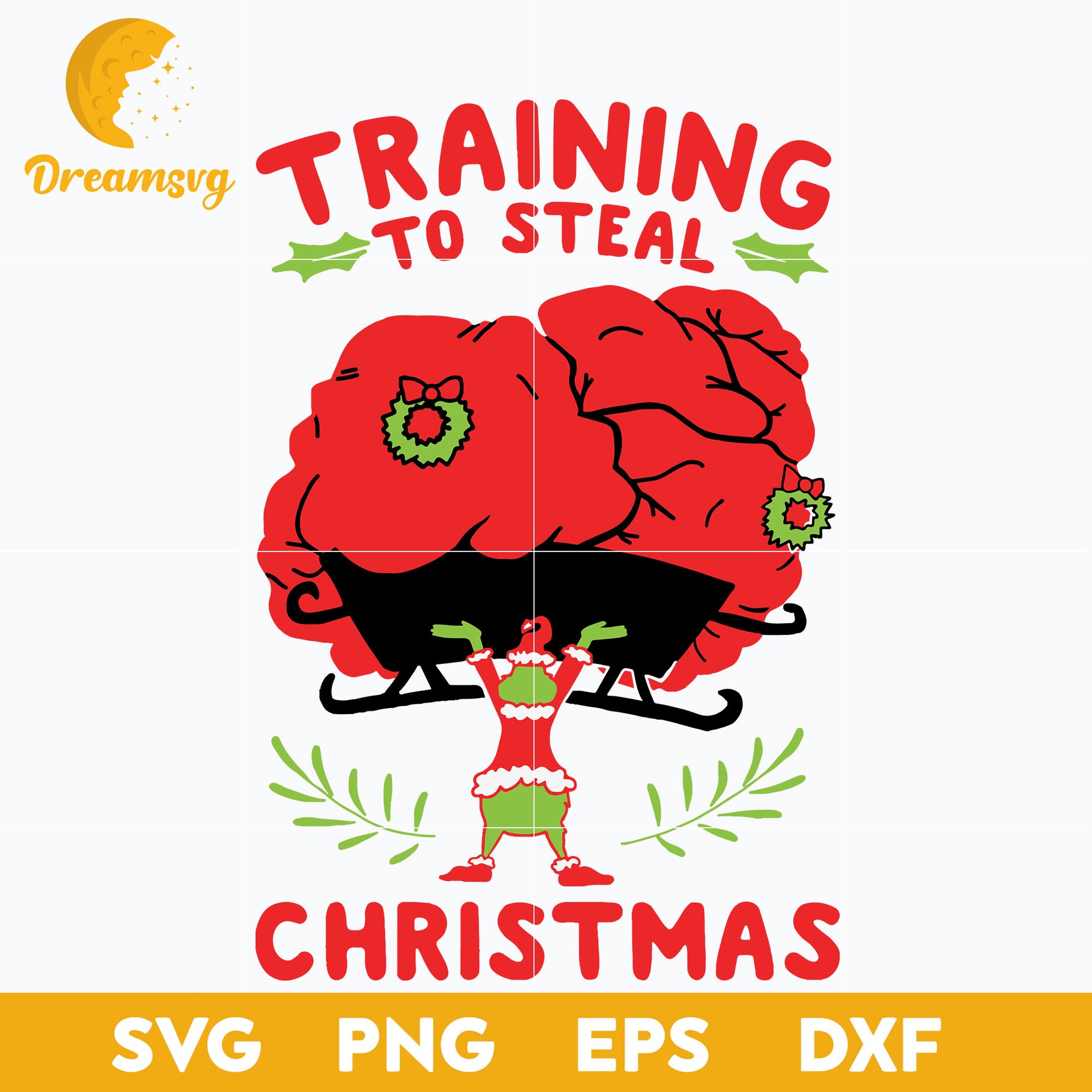 Training To Steal Christmas SVG, Christmas SVG, PNG DXF EPS Digital File.
