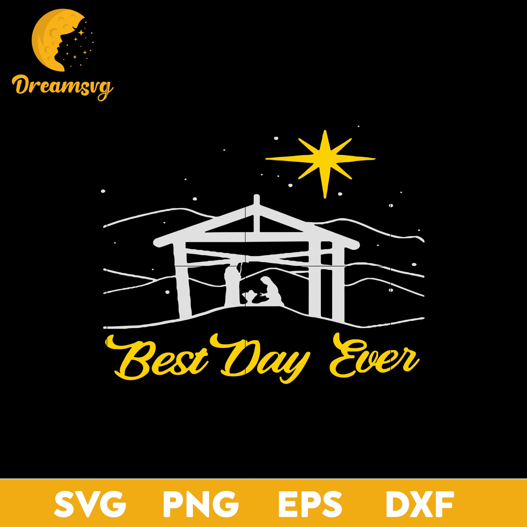 True Story Christmas Jesus Nativity SVG, Christmas SVG, PNG DXF EPS Digital File.