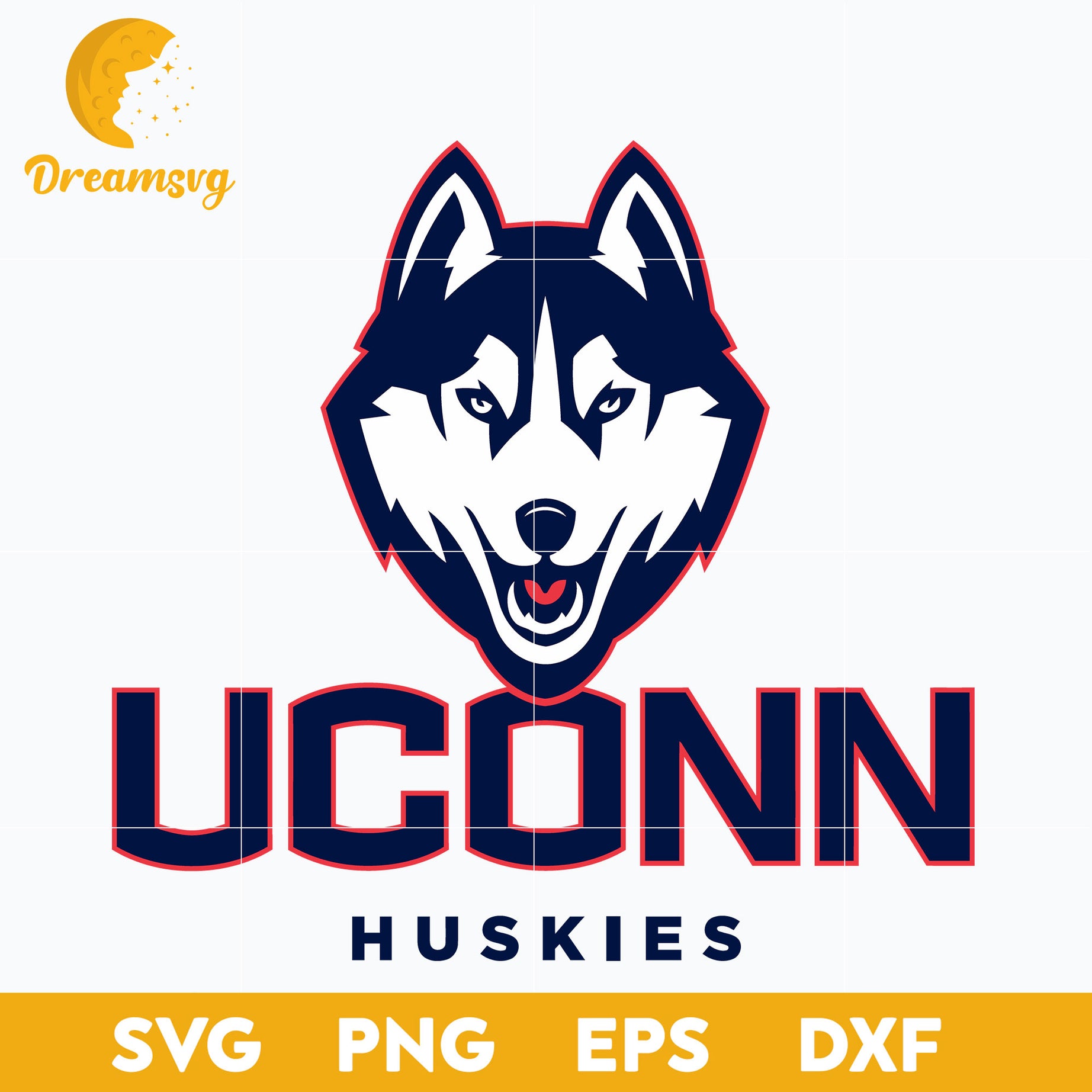 UConn Huskies Svg, Logo Ncaa Sport Svg, Ncaa Svg, Png, Dxf, Eps Download File.