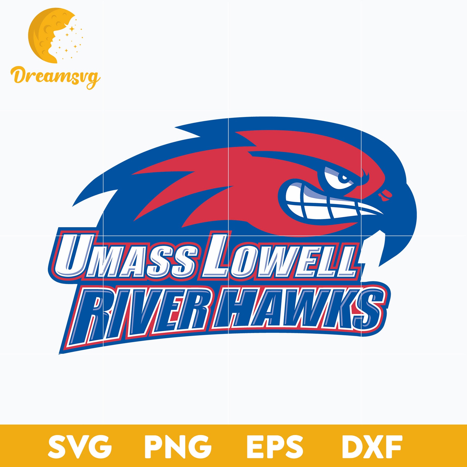 UMass Lowell River Hawks Svg, Logo Ncaa Sport Svg, Ncaa Svg, Png, Dxf, Eps Download File.