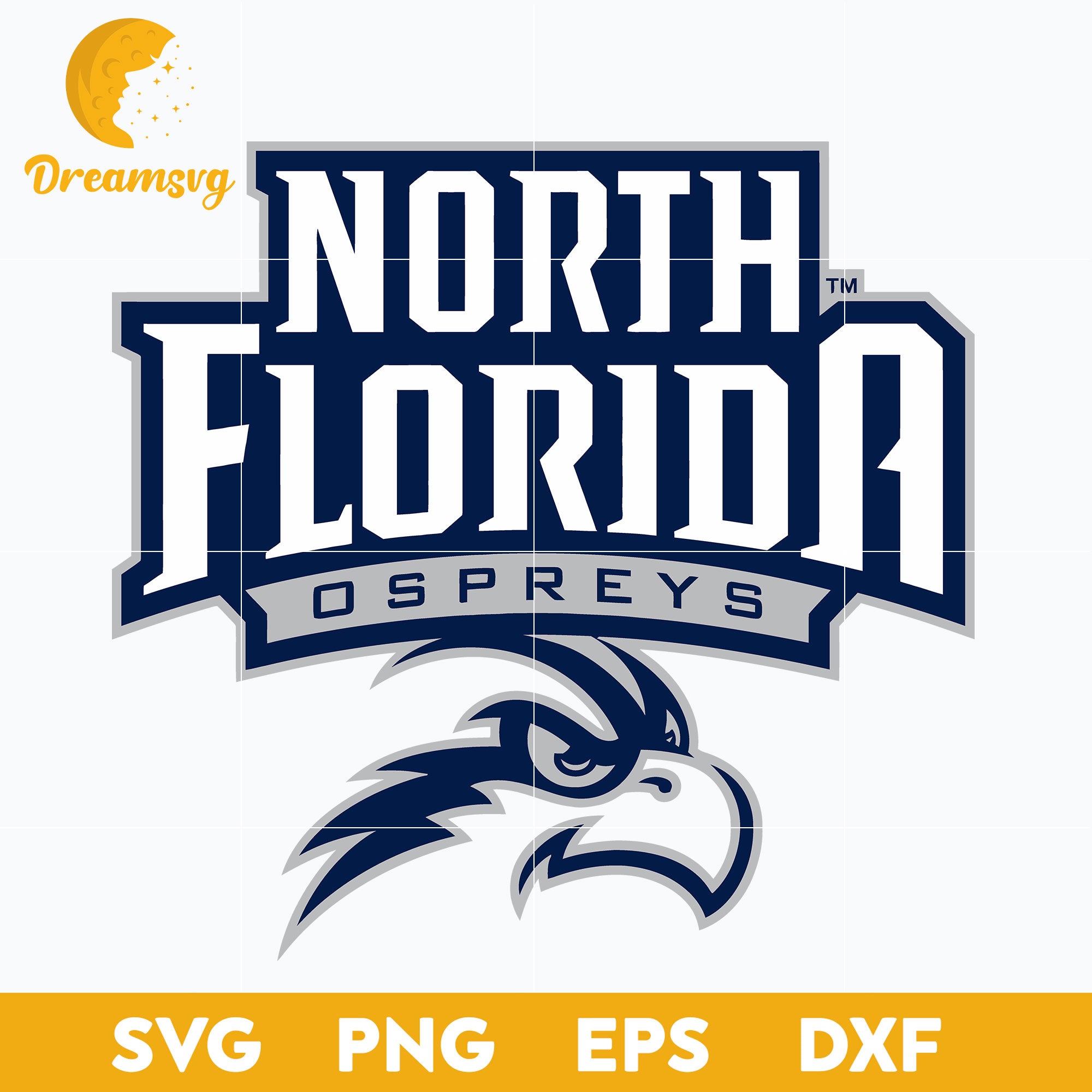 UNF Ospreys Svg, Logo Ncaa Sport Svg, Ncaa Svg, Png, Dxf, Eps Download File.