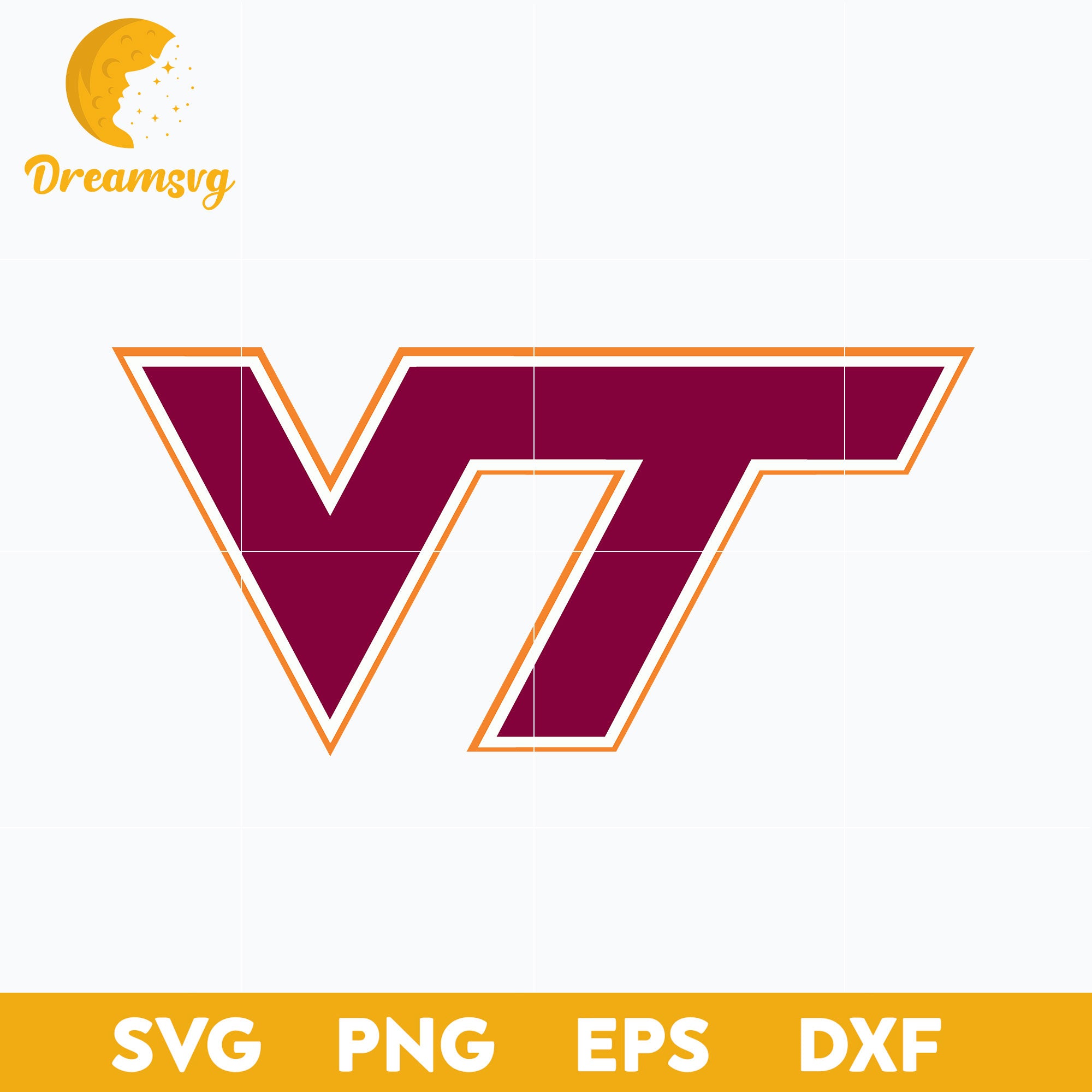 Virginia Tech Hokies Svg, Logo Ncaa Sport Svg, Ncaa Svg, Png, Dxf, Eps ...