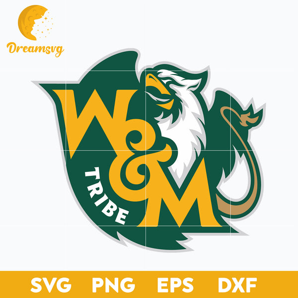 William and Mary Tribe Svg, Logo Ncaa Sport Svg, Ncaa Svg, Png, Dxf, Eps Download File.