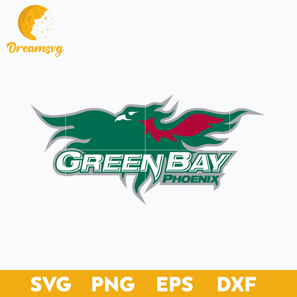 Wisconsin Green Bay Phoenix Svg, Logo Ncaa Sport Svg, Ncaa Svg, Png, Dxf, Eps Download File.