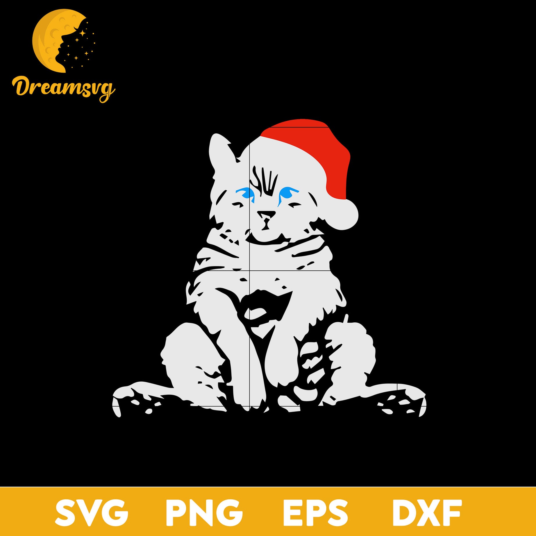 Cat Merry Christmas Ya Filthy Human SVG, Christmas SVG, PNG DXF EPS Digital File.