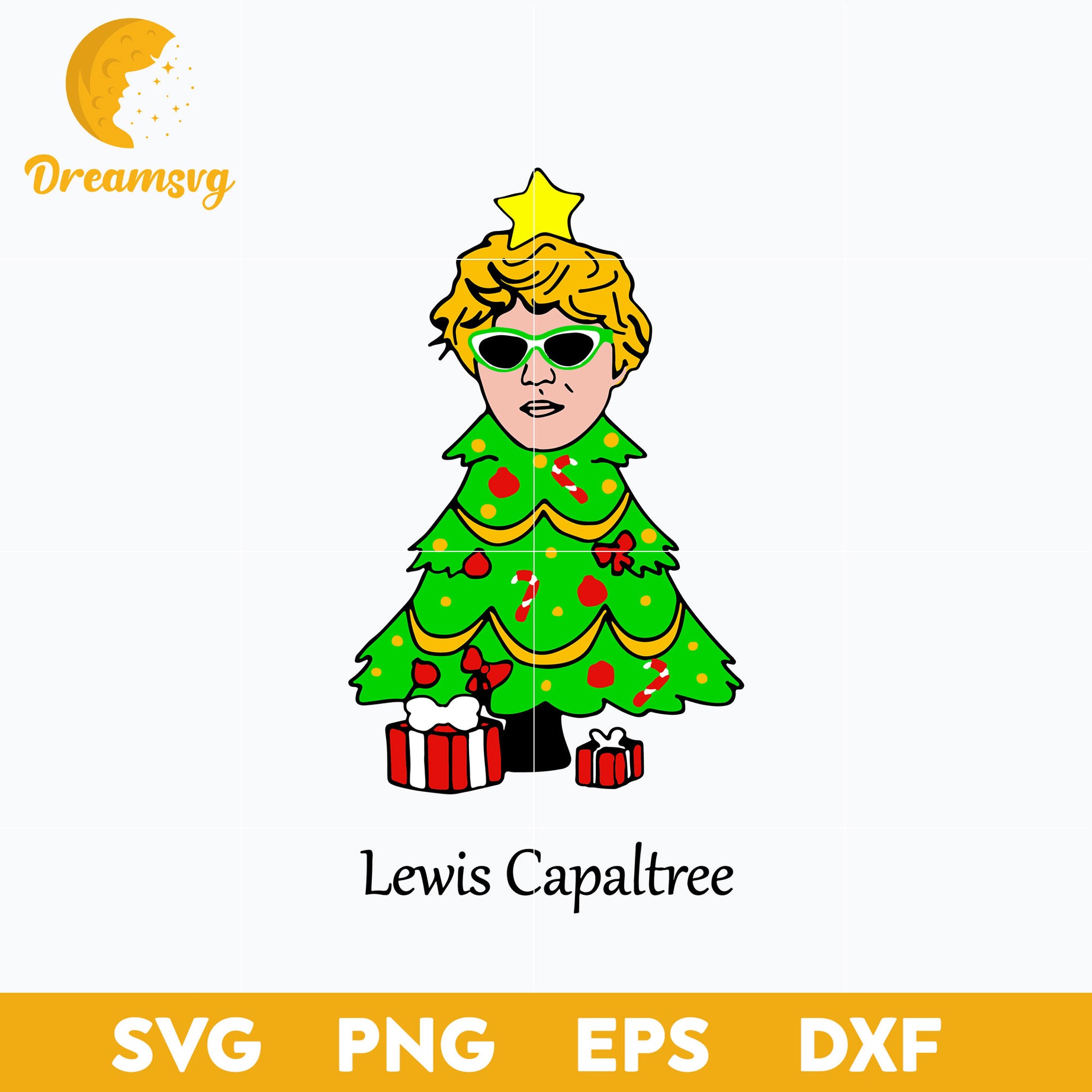 Lewis Capaltree Christmas SVG, Christmas SVG, PNG DXF EPS Digital File.
