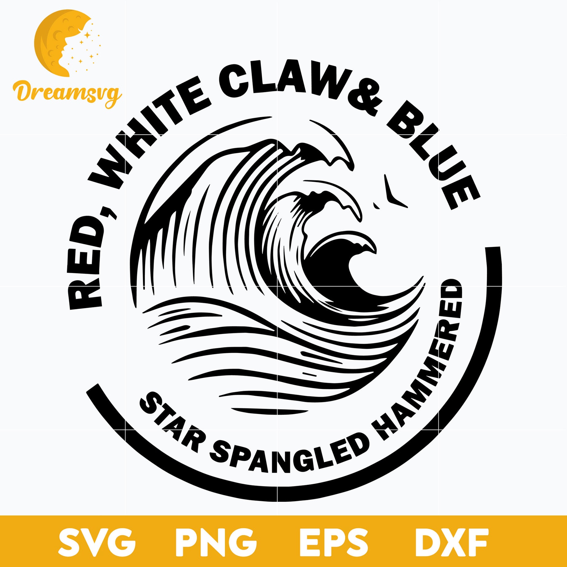 Red White Claw Blue SVG, Christmas SVG, PNG DXF EPS Digital File.