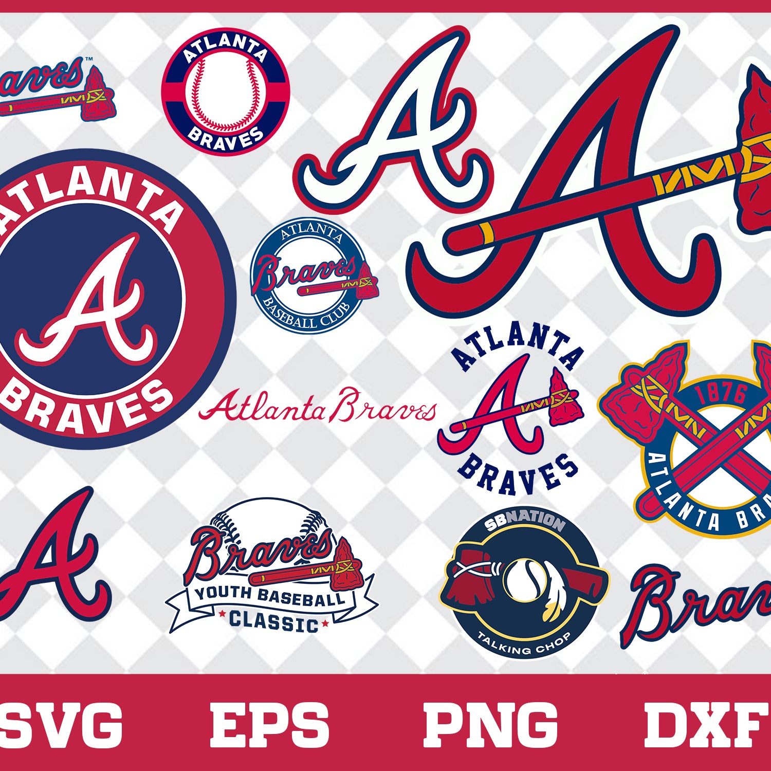 Atlanta Braves bundle svg, Atlanta Braves svg, Braves svg, Braves svg for cut, png, dxf, eps digital file MBL3001212