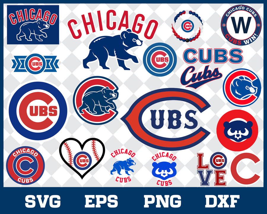 Chicago Cubs bundle svg, Chicago Cubs svg, Cubs svg, Cubs svg for cut, png, dxf, eps digital file MBL3001215