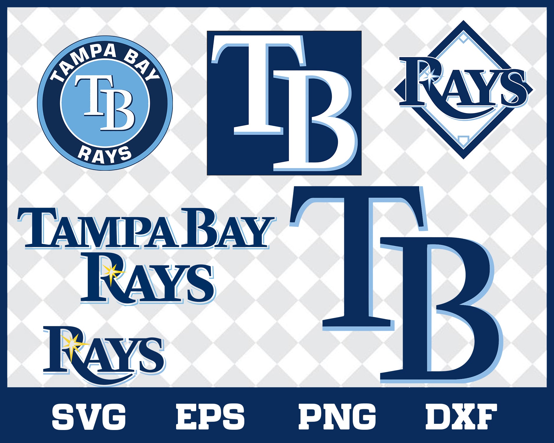 Tampa Bay Rays Bundle svg, Tampa Bay Rays svg, Rays svg, Rays svg for ...