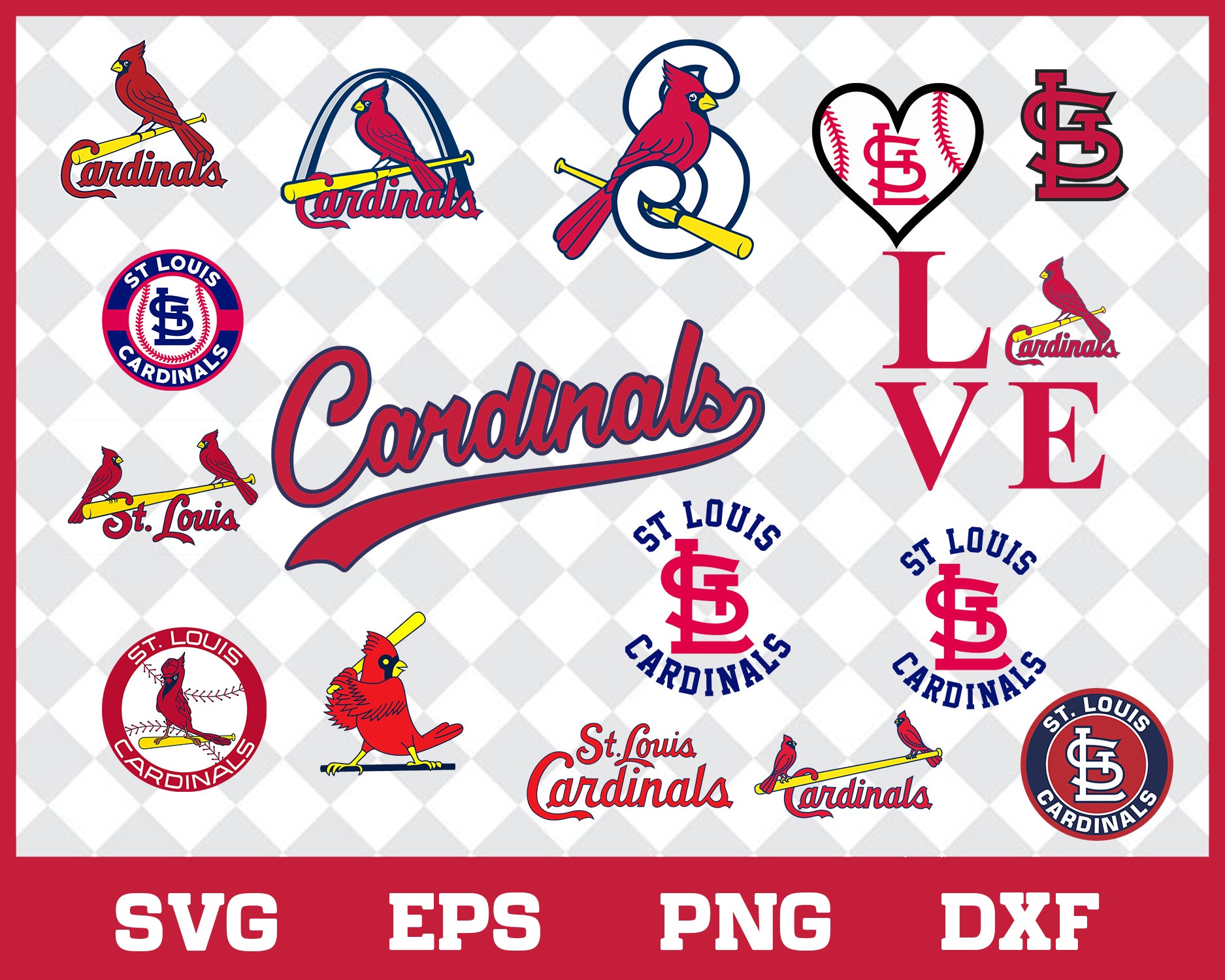 St. Louis Cardinals Bundle svg, St. Louis Cardinals svg, Cardinals svg ...