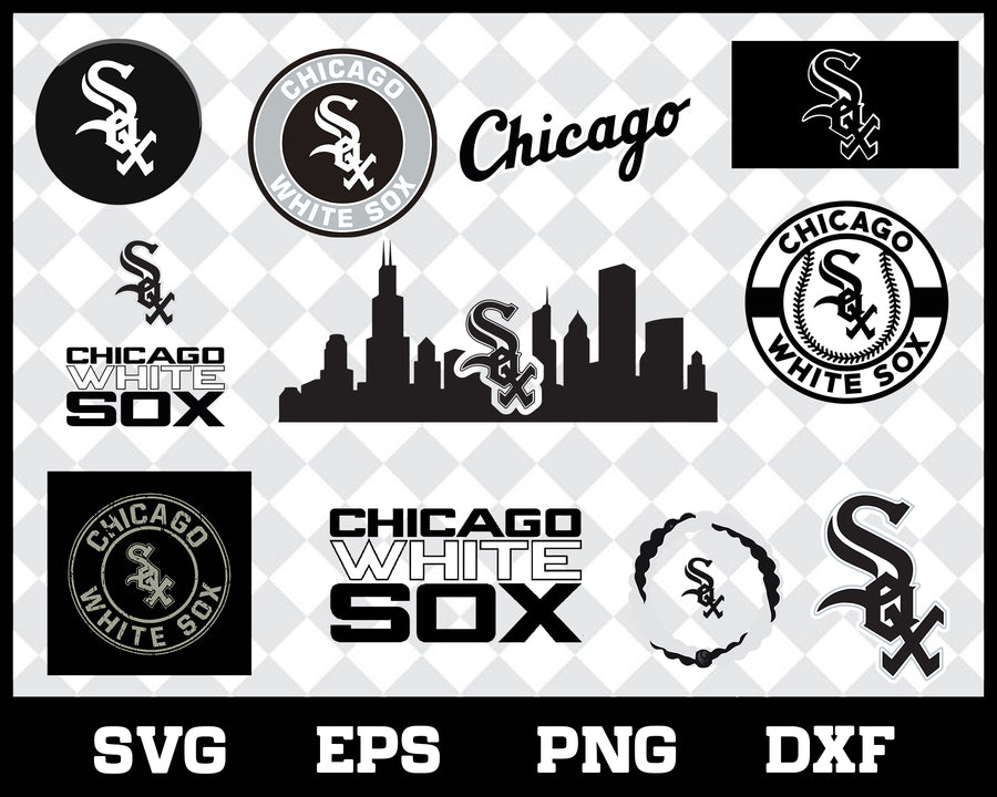 Chicago White Sox bundle svg, Chicago White Sox svg, Sox svg, Sox svg for cut, png, dxf, eps digital file MBL3001216
