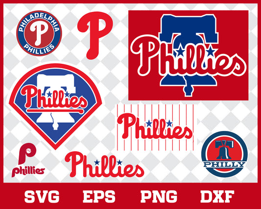 Philadelphia Phillies Bundle svg, Philadelphia Phillies svg, Phillies svg, Phillies svg for cut, png, dxf, eps digital file MBL30012121
