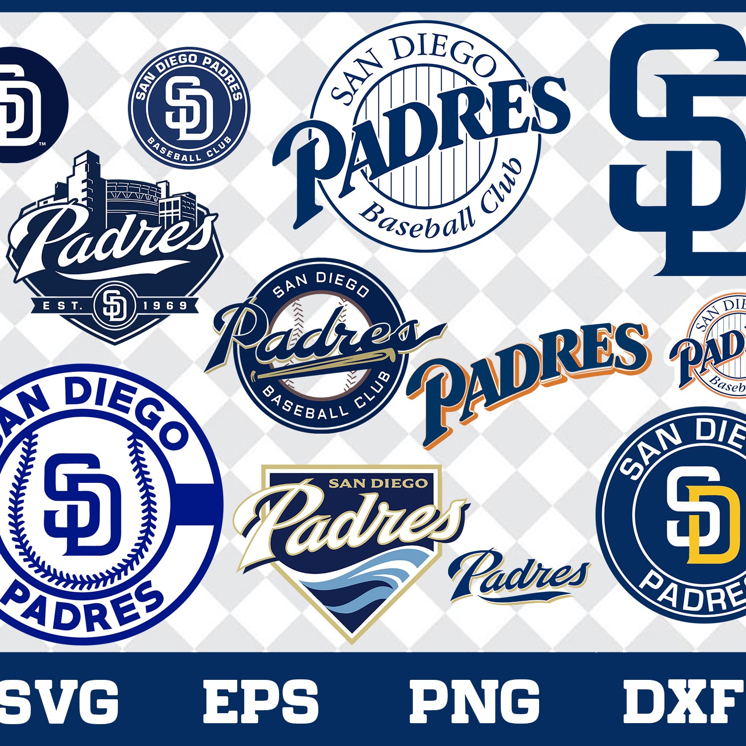 San Diego Padres Bundle svg, San Diego Padres svg, Padres svg, Padres svg for cut, png, dxf, eps digital file MBL30012123