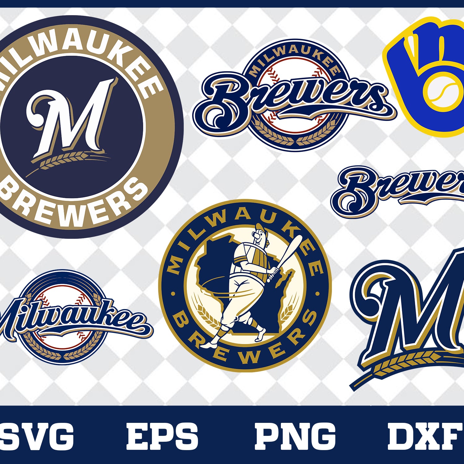Milwaukee Brewers bundle svg, Milwaukee Brewers svg, Brewers svg, Brewers svg for cut, png, dxf, eps digital file MBL30012116