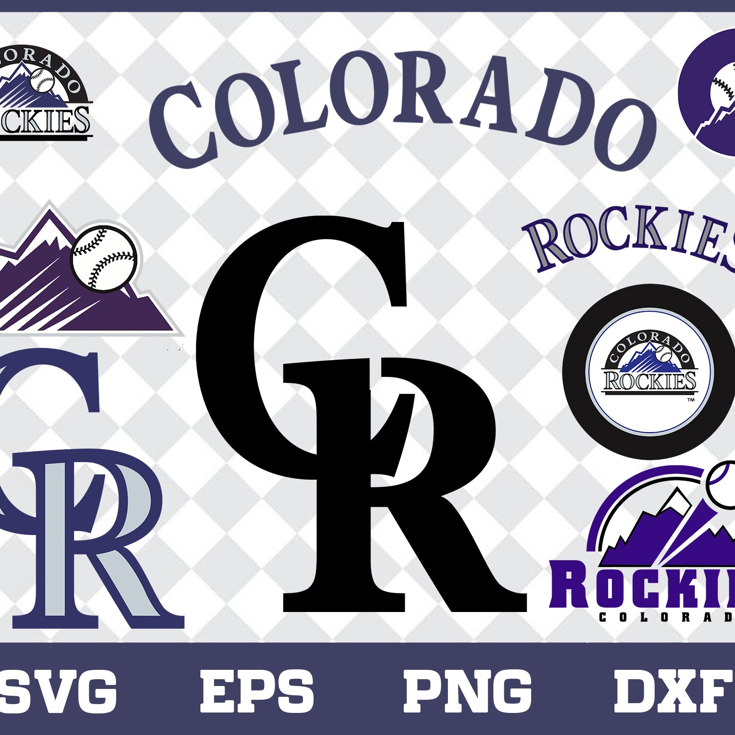 Colorado Rockies bundle svg,Colorado Rockies svg, Rockies svg, Rockies svg for cut, png, dxf, eps digital file MBL3001219