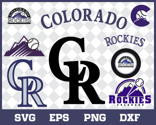 Colorado Rockies bundle svg,Colorado Rockies svg, Rockies svg, Rockies svg for cut, png, dxf, eps digital file MBL3001219