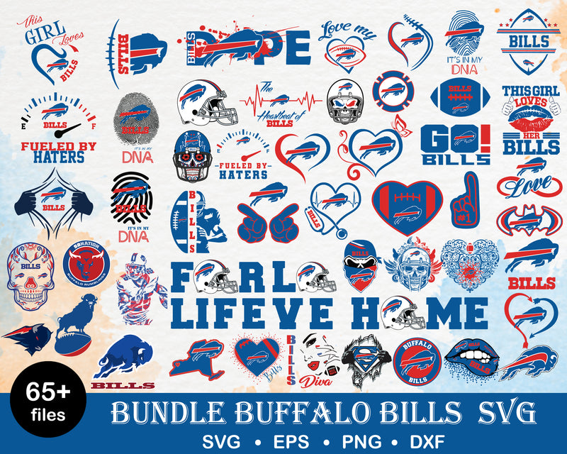 65+ Buffalo Bills bundle svg, Bills bundle svg, Nfl svg, png, dxf, eps