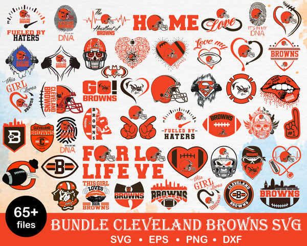 65+ Cleveland Browns bundle svg, Browns bundle svg, Nfl svg, png, dxf, eps digital file
