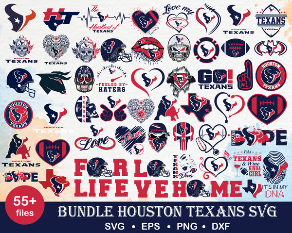55+ Houston texans bundle svg, Texans bundle svg, Nfl svg, png, dxf, eps digital file