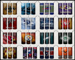 32 Football Tumbler 20oz Design, Football team tumbler design template, NFL Sublimate tumbler 20oz Design
