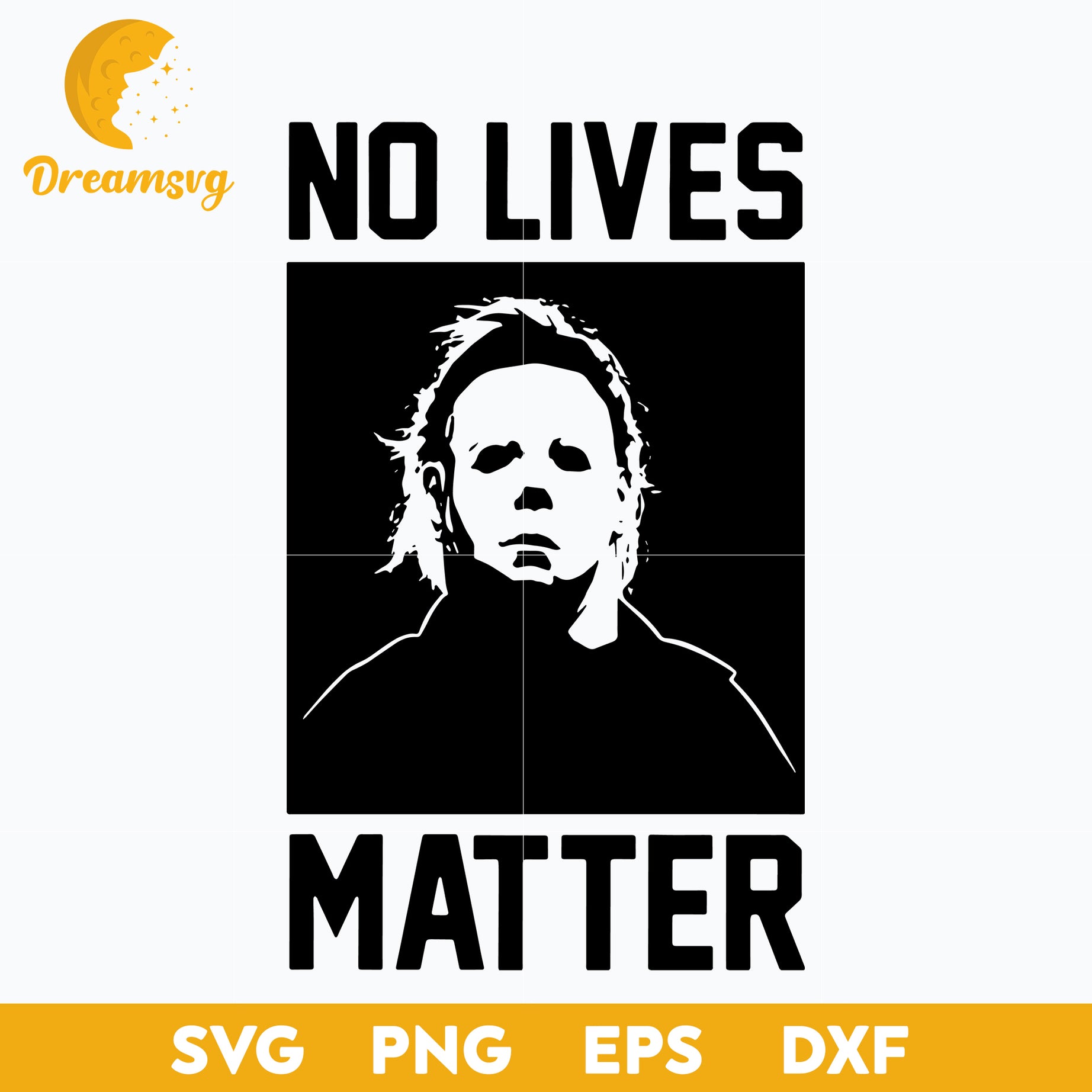 No live Matter svg, Halloween svg, png, dxf, eps digital file.