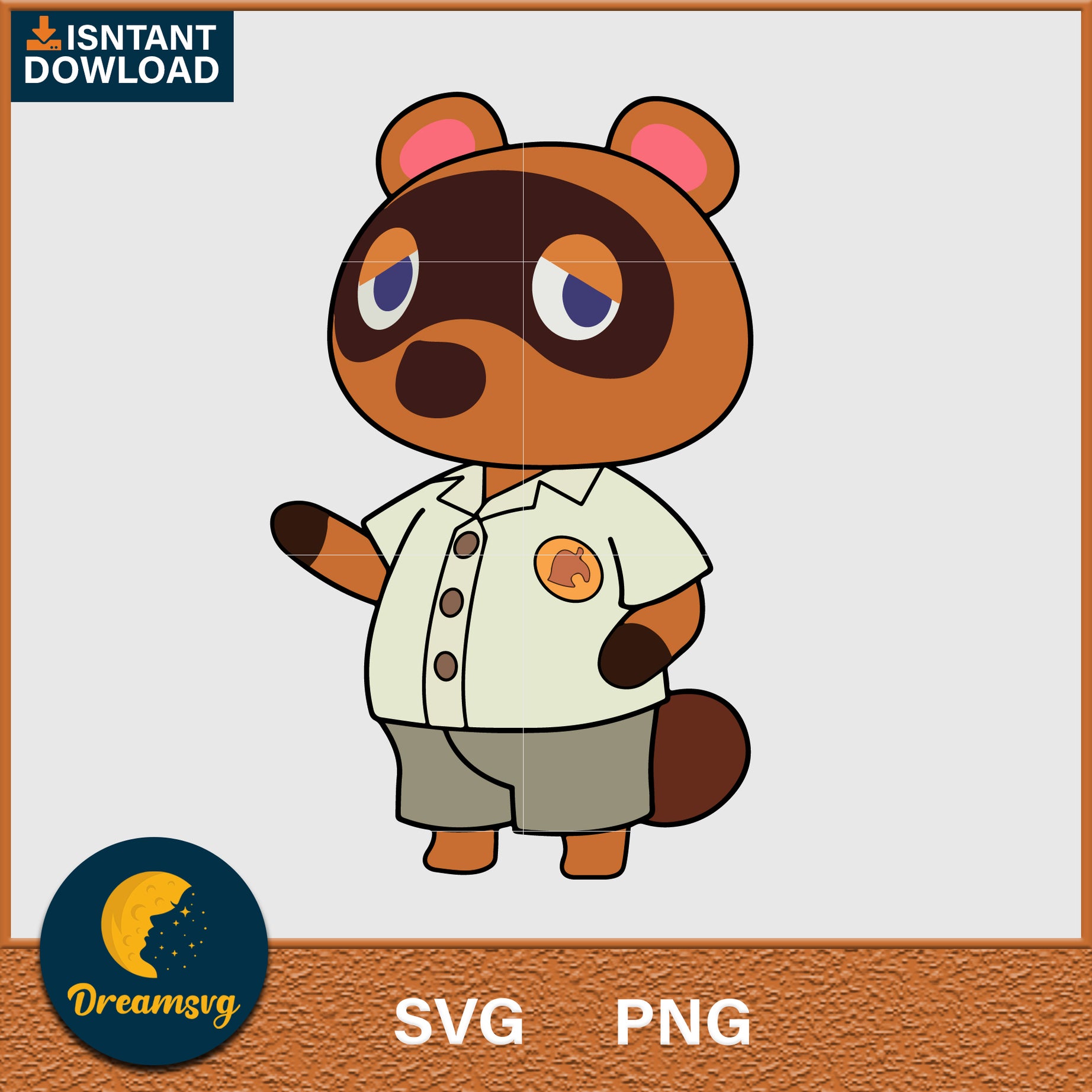 Nook Animal Crossing Svg, Animal Crossing Svg, Animal Crossing Png, Cartoon svg, svg, png digital file