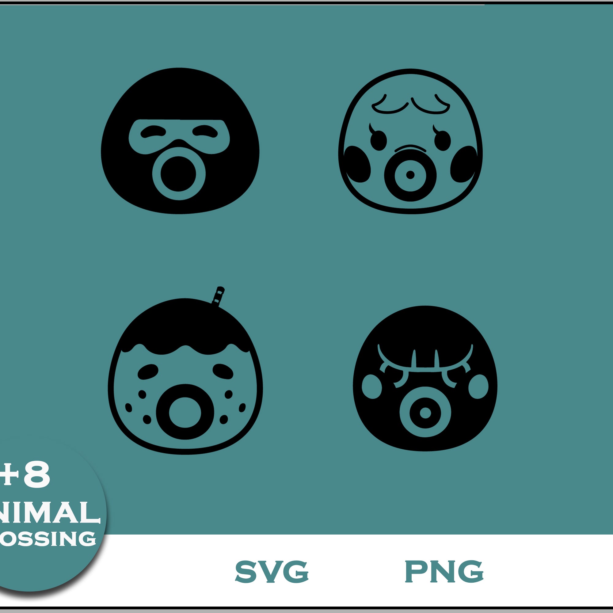 8+ Octopus Svg Bundle, Animal Crossing Svg Bundle, Animal Crossing Svg, Cartoon svg, png digital file