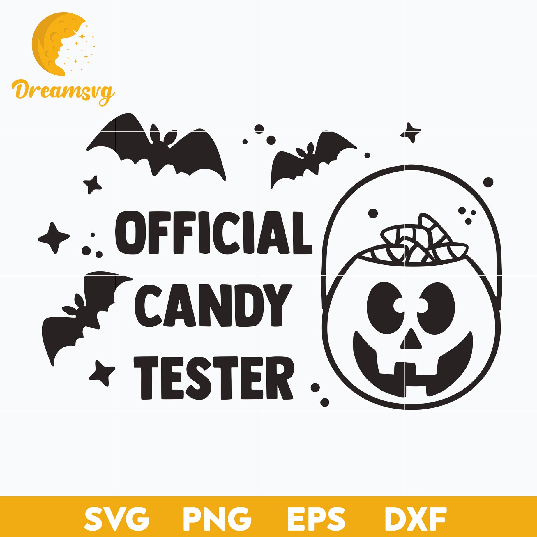 Official Candy Tester SVG, Halloween svg, png, dxf, eps digital file.