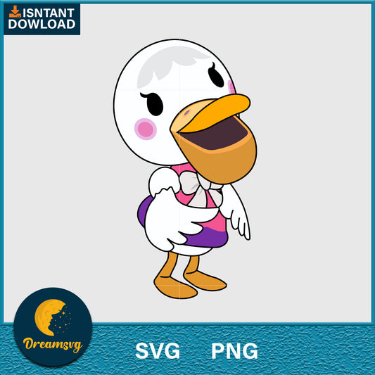 Pelly Animal Crossing Svg, Animal Crossing Svg, Animal Crossing Png, Cartoon svg, svg, png digital file