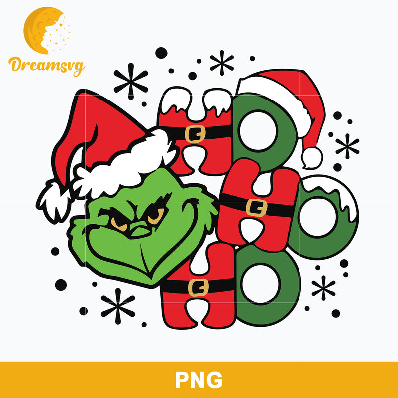 Grinch Ho Ho Ho Christmas PNG, Grinch Christmas PNG, Christmas PNG Dig