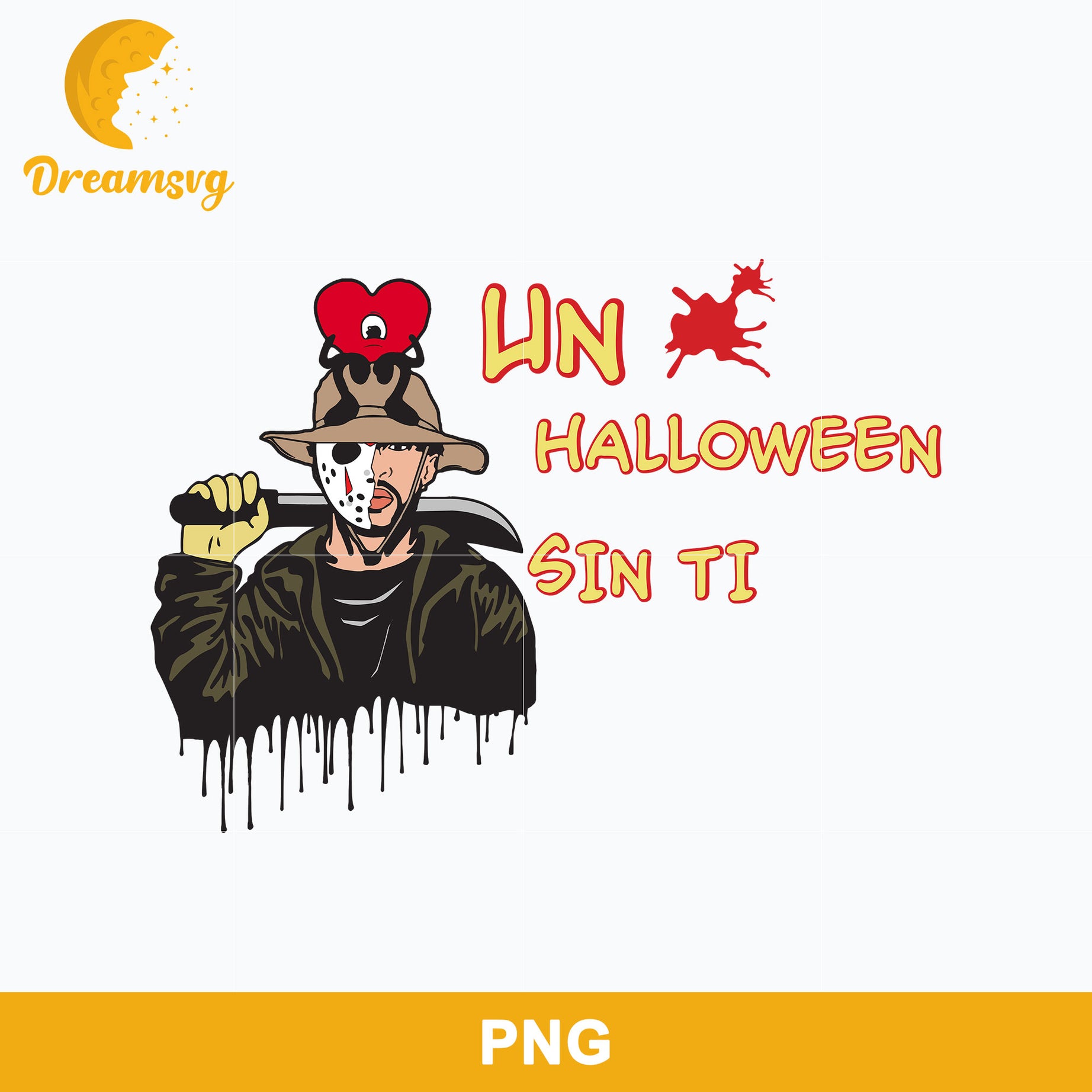 Bad Bunny Horror Halloween Png