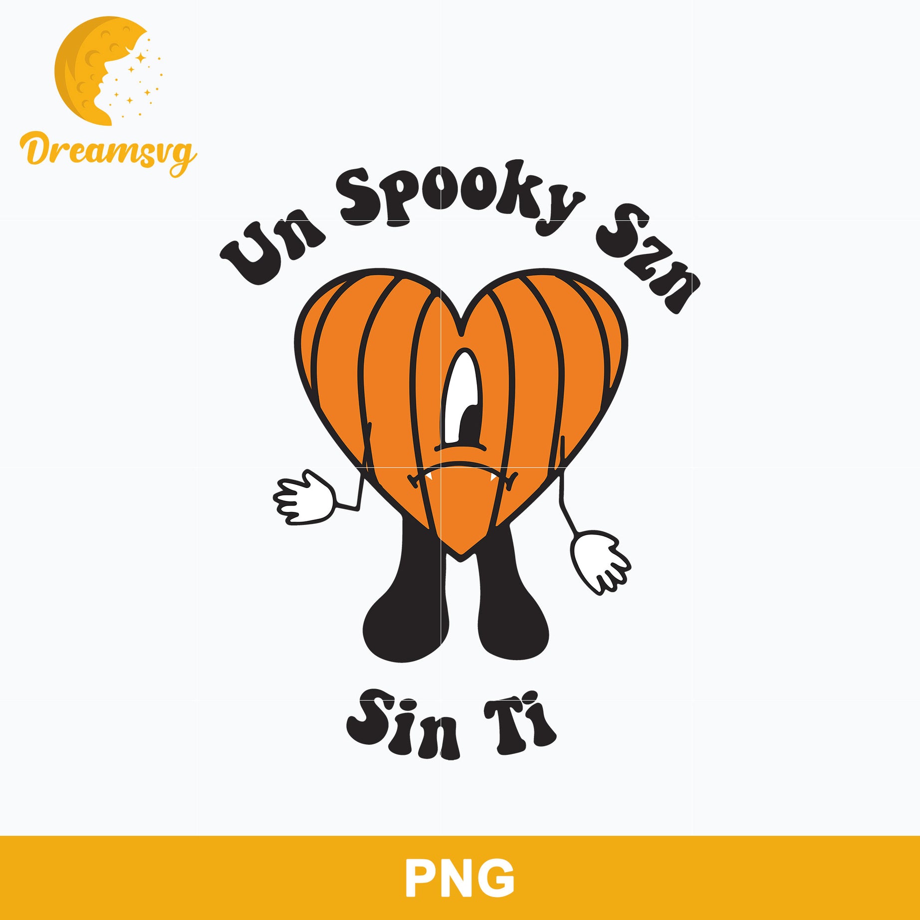 Un Spooky Szn Sin Ti Png, Bad Bunny Halloween  Png Digital file.