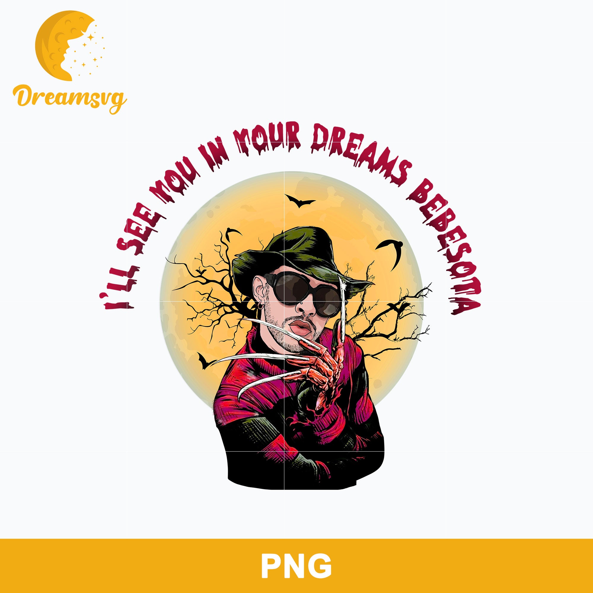 Bad Bunny Freddy Krueger Png