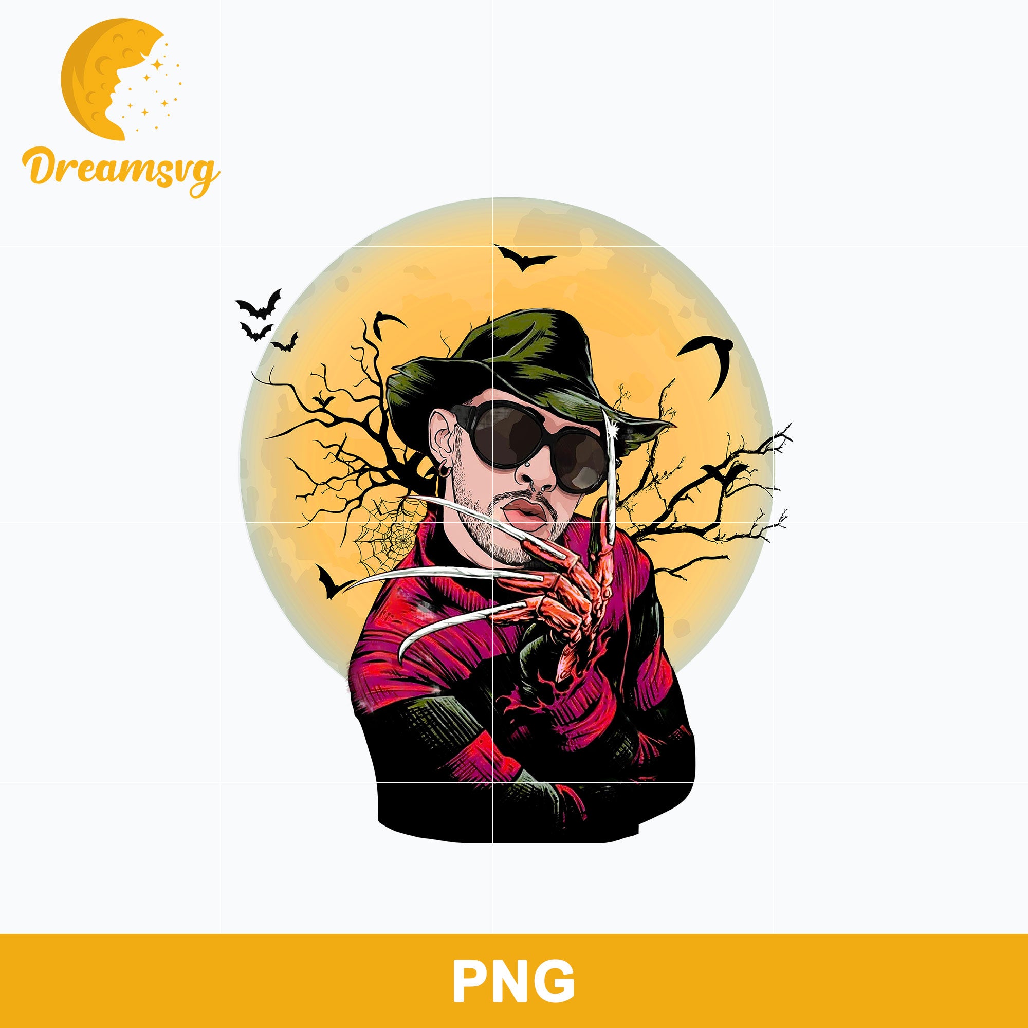 Bad Bunny Freddy Krueger Png