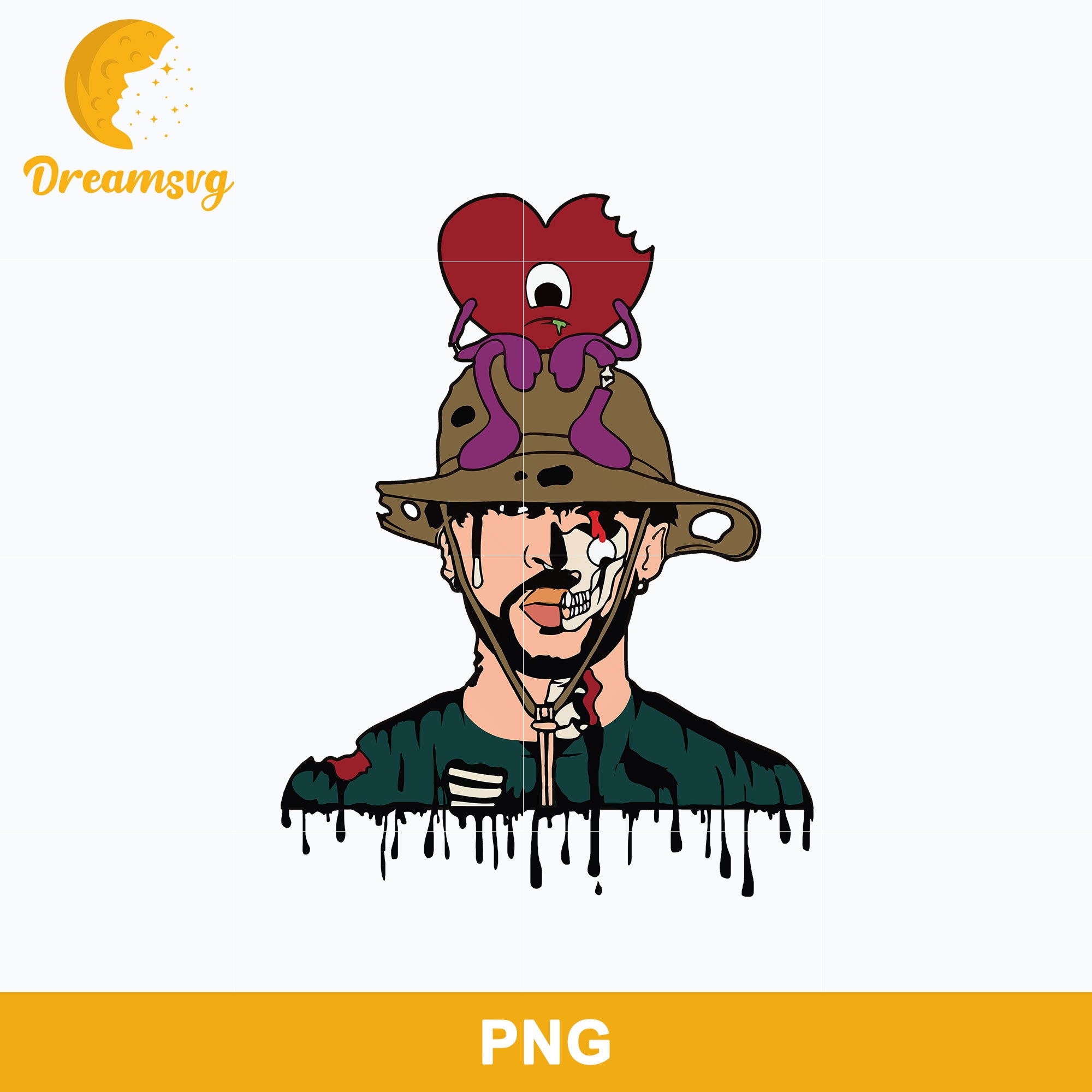 Bad Bunny Horror Halloween Png