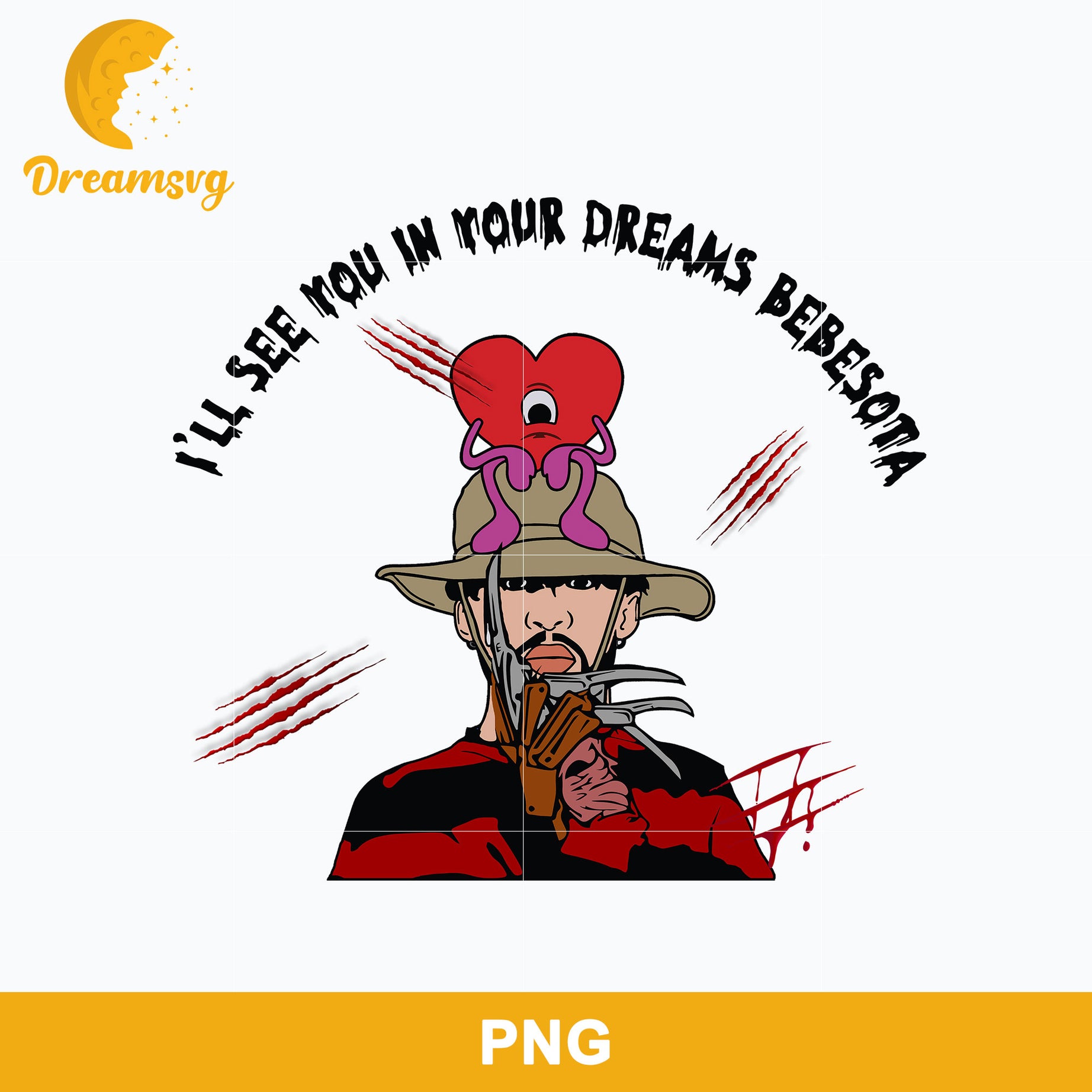 Bad Bunny Freddy Krueger Png