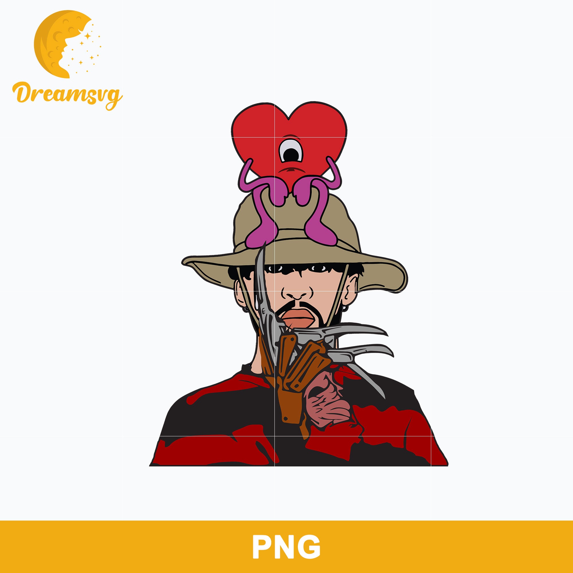 Bad Bunny Freddy Krueger Png
